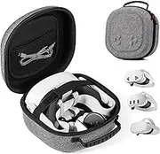 Hard Carrying Case for Meta Quest 3S/ Quest 3, EVA Shockproof, Waterproof, Compatible with Oculus Quest 2/ Vision Pro Accessories Suitable for Travel and Home Storage