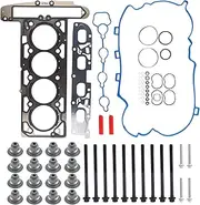 LINLINS HS26517PT Head Gasket Set Cylinder Head Bolts for 2010-2017 Chevy Equinox Malibu GMC Terrain Buick Regal Lacrosse 2.4L 2384cc 145cid L4 DOHC, Automotive Replacement Parts