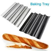 Non-stick French Baguette Pan Bread Baking Mould Loaves Mold Cooking Steel Tray