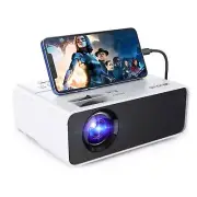 1080P Video Projector 7500 Lumens Home Theater Mini Projector with HDMI Support