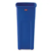 Rubbermaid Commercial Untouchable Recycling Container, Square, Plastic, 23gal, B