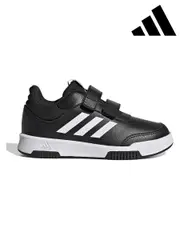 Adidas Black/White Hook and Loop Tensaur Sport Trainers (T52884) | $65