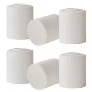 White Line Painted Glass Shade, Cylinder Globe replacement for Vanity Light, ...