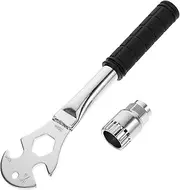 Bicycle Crank Removal Tool Carbon Steel Pedal Spanner for Quick Removal and Installation Suitable for Mountain and Road Bikes Compact and Durable Bicycle Maintenance Tool