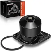 [A-premium] Engine Water Pump with Gasket Compatible with Ford F-650, F-750 & Bering MD23M, MD26M & Blue Bird & El Dorado & Freightliner & Kenworth & Peterbilt & Sterling Truck & Thomas & Workhorse