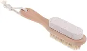 Baluue Professional Pedicure Tool Set Double Sided Foot Callus Brush Pumice Stone Dead Skin Remover for Smooth Feet