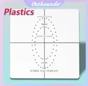 New 1pcs Dental Rubber Dam Template Oral Dams Punch Hole High Quality Plastics