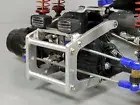 Tamiya RC 1/10 Clodbuster Bullhead Aluminum Front Axle Protection Bumper Kit