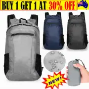 20L Waterproof Lightweight Backpack Portable Foldable Backpack Travel Outdoor AU