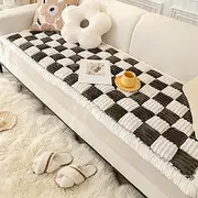 HOMEREFROM Pet Couch Cover for Sofa, Dog Cover for Couch, Washable Pet Couch Covers for Large Dogs, Anti-Slip Dog Bed Mat for Couch (27x59 inch, Black)