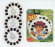 Go Diego Go - Animal Adventures View-Master 3 TEST Reels + Copies Covers