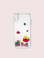 collage liquid glitter iphone xs max case