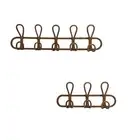 Modern Wall-Mounted Coat Rack Organizer with Hooks for Closet Storage