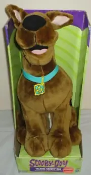 VTG Vintage WB Warner Brothers Cartoon Network Talking Scooby Doo sitting plush