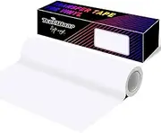 TECKWRAP Clear Vinyl Transfer Paper Tape Roll - 12" x 50 FT Matte Transfer Tape for Vinyl Low Tack Easy Release for Craft Decals,Signs, Windows, Stickers