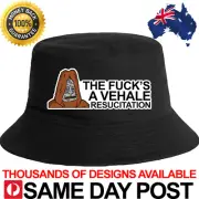 SASSY VEHALE RESUCITATION BUCKET HAT - Summer Aussie Sesh Trippy Big Lez Show