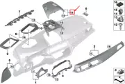 New BMW 6 Gran Turismo G32 Centre Speaker Trim 51456821112