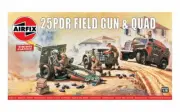 Airfix 1/76 Vintage Classics - 25pdr Field Gun& Quad