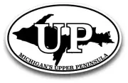 Michigan ❤️ Upper Peninsula Oval Decal FITS Yeti RTIC YETI Tumbler High Gloss!!