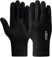 [Generic] Winter Gloves Men - Cold Weather Gloves | Winter Gloves Thermal Warm Mittens Touchscreen Windproof Gloves for Cycling, Hiking, & Walking