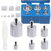 Mardatt 18 Pcs Precision Scale Calibration Weight Set10M to 500Mg, 5G to 100G...