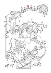 NEW VW AUDI AMAROK Q7 S6B S7A S7B 4MB 4MG CONNECTING PIPE 059131525CR ORIGINAL