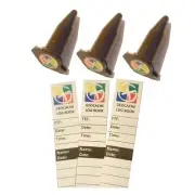 Geocache Micro Vial Tubes 1.5ml Camo With Sticker and RITR Waterproof Logbook