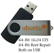 Ubuntu Linux 16.04 LTS 64 Bit Bootable 8GB USB Flash Drive And Install Guide