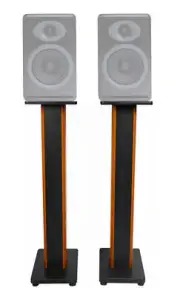 (2) 36" Bookshelf Speaker Stands For Audioengine P4 Bookshelf Speakers