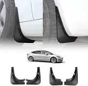 X-CAR Mud Flaps Splash Guards for Tesla Model 3 Mudguard Fender Front and Rear Set of 4 - Medium Edge PP Version Accessories