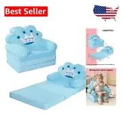 Compact Foam-Filled Kids Sofa Bed - Ideal Princess-Themed Lounger for Toddlers