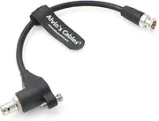 SDI-Port-Protection-Cable for RED-Komodo BNC Male to Right Angle Female Galvanic isolator Cord 8inch Black Alvin’s Cables