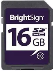 BrightSign 16 GB Class 10 microSDHC - 1 Pack (sdhc-16c10-1-m-) (sdhc16c101(m))