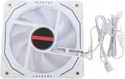 CPU Cooling Fan,120mm ARGB PWM Fan,LED Lights,Speed 800-1800RPM,9 Blades,Quiet Operat, ABS Material,for Computer Case (Reverse Blades)