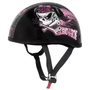 Original Lethal Threat Bad to the Bone Helmet - Black/Pink - XS 646944