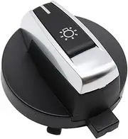 jfqm Black Headlight Lamp Switch Rotary Knob Button Cap Fit for BMW 5 6 7 X3 X4 Series F10 F11 F07 F06 F01 F25 F26 61316803965