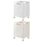Foldable Laundry Basket with Wheels Laundry Hamper for Dorm Washing Storage