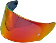 for ls2 FF353 320 328 800 ff320 ff353 ff800 Helmets Lens Motorcycle Helmet Lens Visor Helmet Glasses Lens Flip Up Face Visor Lens(Tea Red)