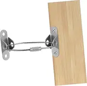 QUMIIRITY Child Safety Furniture Wall Anchor Set 6 Pack Anti Tip Straps Mounting Screws Easy to Install Earthquake Straps for Bookshelf Dresser