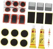 Yardwe 1 Set Bike Tube Patch Kit Rubber Bike Repair Tool Bike Tire Repair Kit Bike Tire Patch Kit