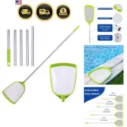 Pool Skimmer Net Ultral Fine Mesh Rake Pole Adjustable 72 Inches Pool Pond