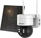 2K Solar Security Camera Outdoor Wireless, Wifi Home Surveillance CCTV Camera Sy