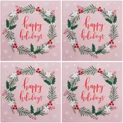 4x LVD Trivet Scandi Christmas Decorative Tableware/Serveware Home Kitchen Decor