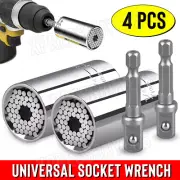 Universal Socket Wrench Gator Grip Adapter 7mm to 19mm with Power Drill Adapter