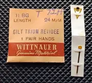 WITTNAUER 11BG Watch Hands Gilt Trium Revidee 24mm part #T72H