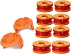 Trimmer Spool Line for Worx，Edger Spool Compatible with Worx Trimmer Spools Weed