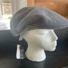 Kangol Newsboy Cap Hat Gray Wool Cabbie Look NEW NWT XXL mens