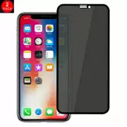 Privacy Anti-Spy Tempered Glass Screen Protector For iPhone 15 13 14Pro Max SE X
