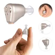 Rechargeable Mini In-Ear Ear Hearing Aid Digital Enhancer Sound Voice Amplifier<