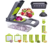 Vegetable Chopper Pro Food Chopper, Onion Chopper Vegetable Slicer Cutter Dicer